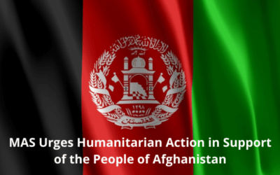 MAS Urges Humanitarian Action in Support of the People of Afghanistan